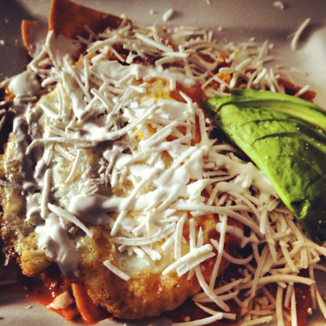 plate of chilaquiles