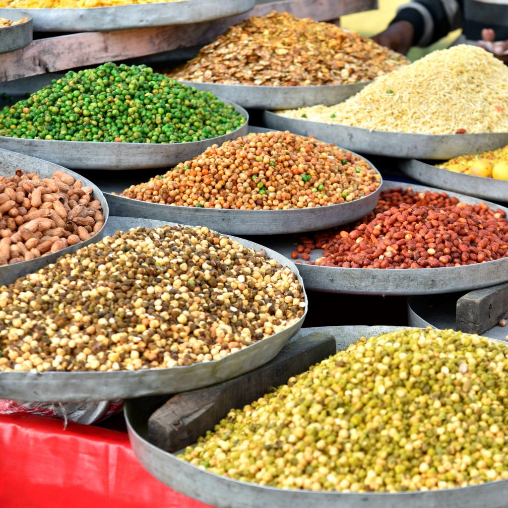 bowls of lentils in jaipur