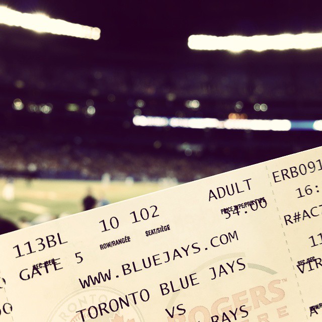 baseball tickets to toronto blue jays