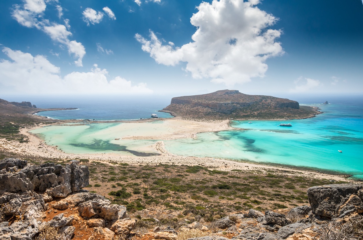 The stunning Balos Lagoon, perfect for snorkelling, bird watching and general zen. Photo credit: Crete Urban Adventures